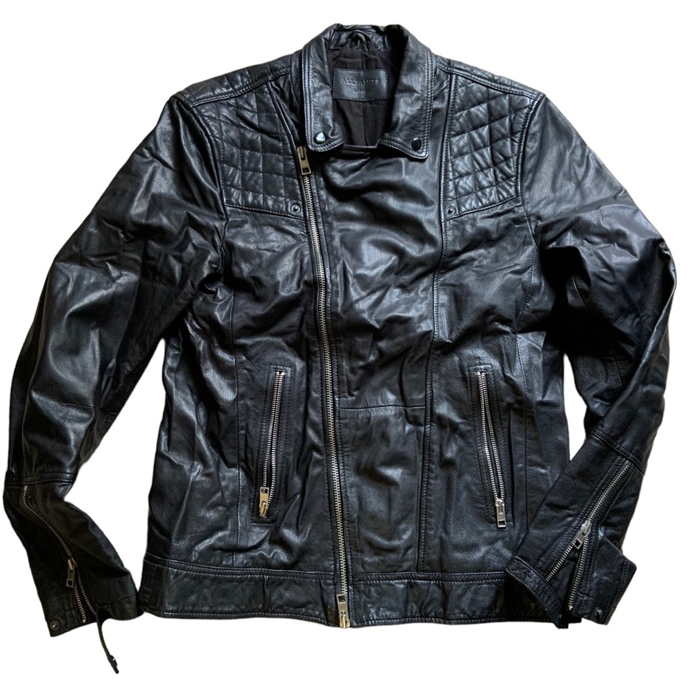 All Saints Leather Moto Jacket